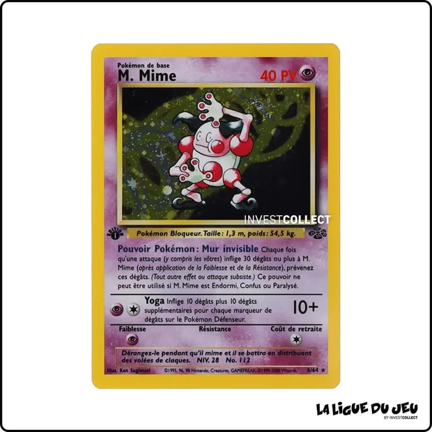 Holo - Pokemon - Jungle - M. Mime 6/64