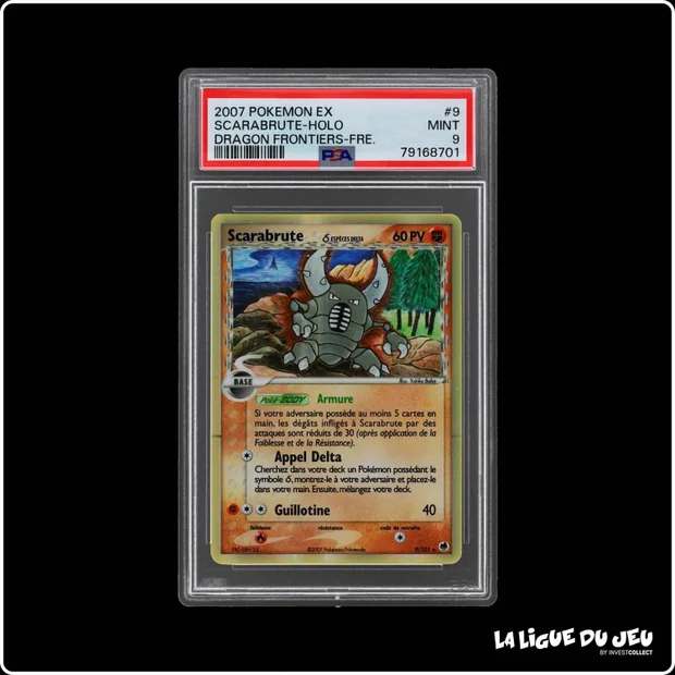 Holo - Pokemon - Île des Dragons - Scarabrute - 9/101 - PSA 9 - Français