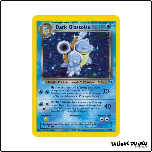 Holo - Pokemon - Legendary Collection - Dark Blastoise 4/110