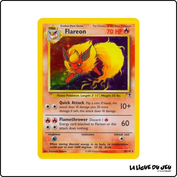 Holo - Pokemon - Legendary Collection - Flareon 10/110