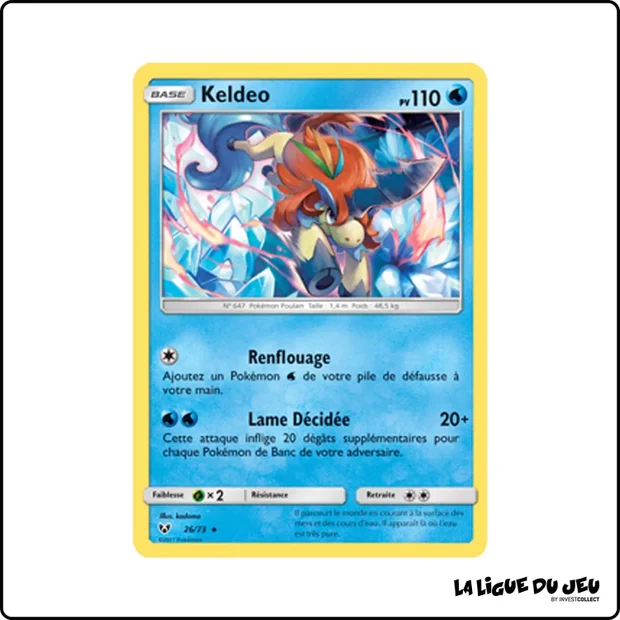 Holo - Pokemon - Légendes Brillantes - Keldeo 26/73