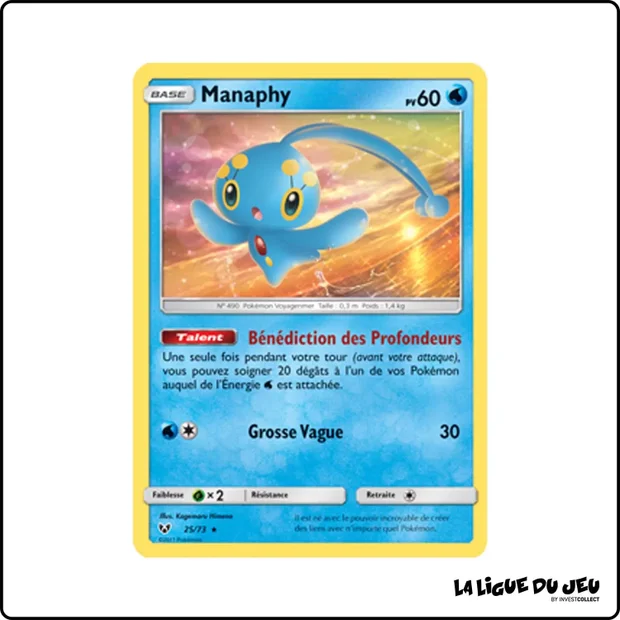 Holo - Pokemon - Légendes Brillantes - Manaphy 25/73