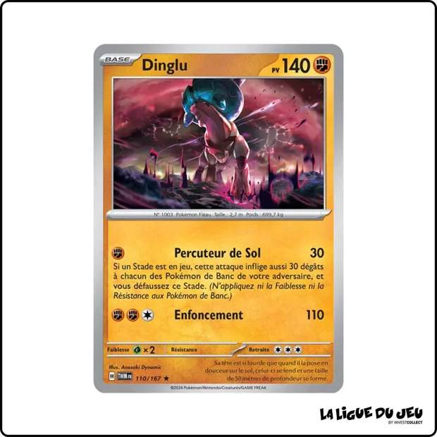 Holo - Pokemon - Mascarade Crépusculaire - Dinglu 110/167