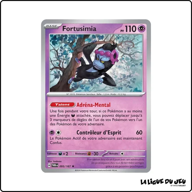Holo - Pokemon - Mascarade Crépusculaire - Fortusimia 95/167