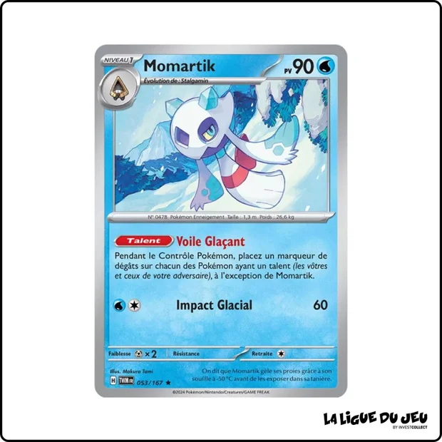Holo - Pokemon - Mascarade Crépusculaire - Momartik 53/167