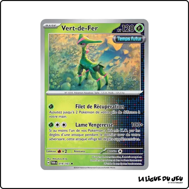Holo - Pokemon - Mascarade Crépusculaire - Vert-de-Fer 19/167