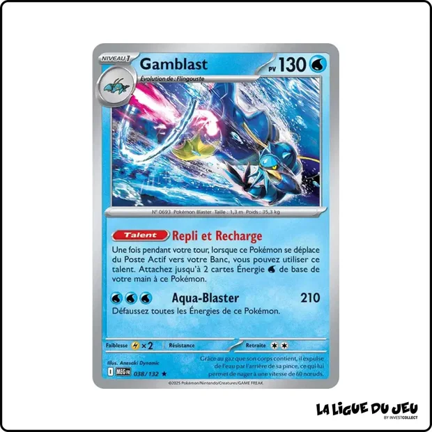 Holo - Pokemon - Méga Évolution de Base - Gamblast 38/132