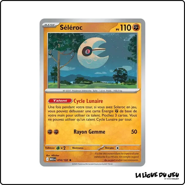 Holo - Pokemon - Méga Évolution de Base - Séléroc 74/132