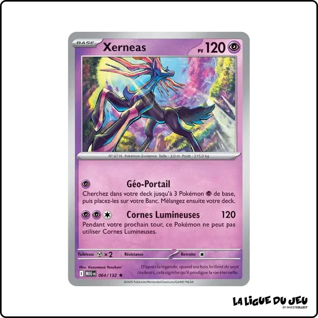 Holo - Pokemon - Méga Évolution de Base - Xerneas 64/132