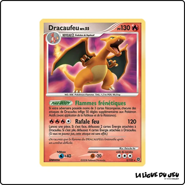 Holo - Pokemon - Merveilles Secrètes - Dracaufeu 3/132