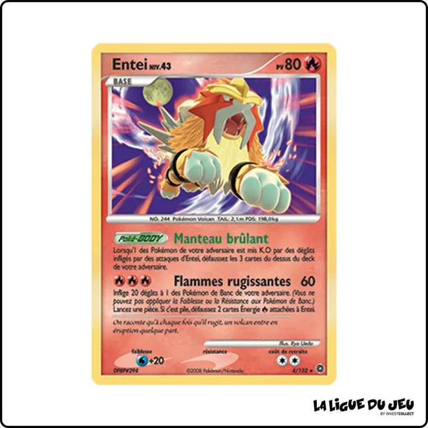 Holo - Pokemon - Merveilles Secrètes - Entei 4/132