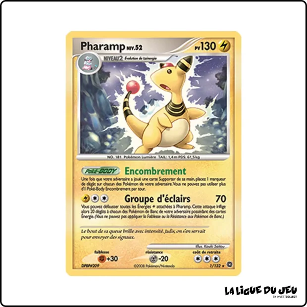 Holo - Pokemon - Merveilles Secrètes - Pharamp 1/132