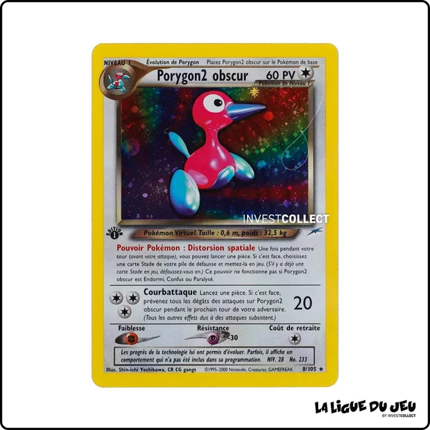 Holo - Pokemon - Neo Destiny - Porygon2 obscur 8/105