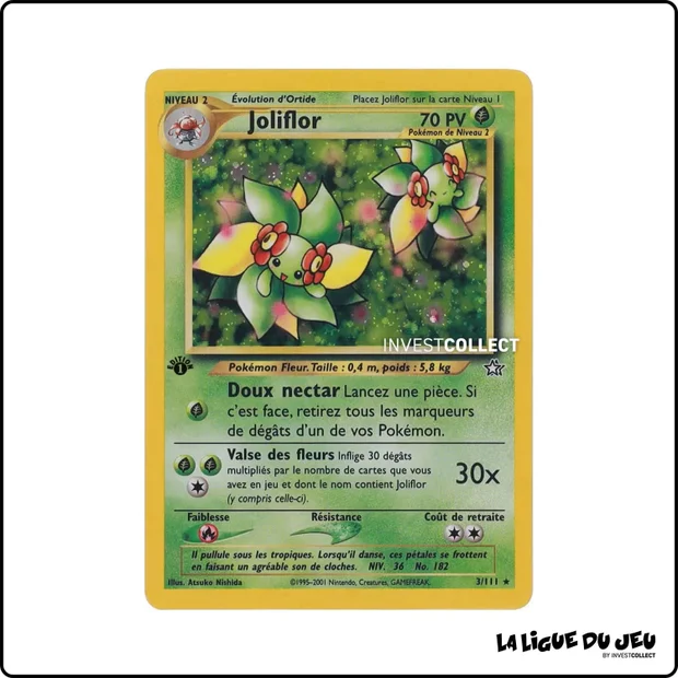 Holo - Pokemon - Neo Genesis - Joliflor 3/111