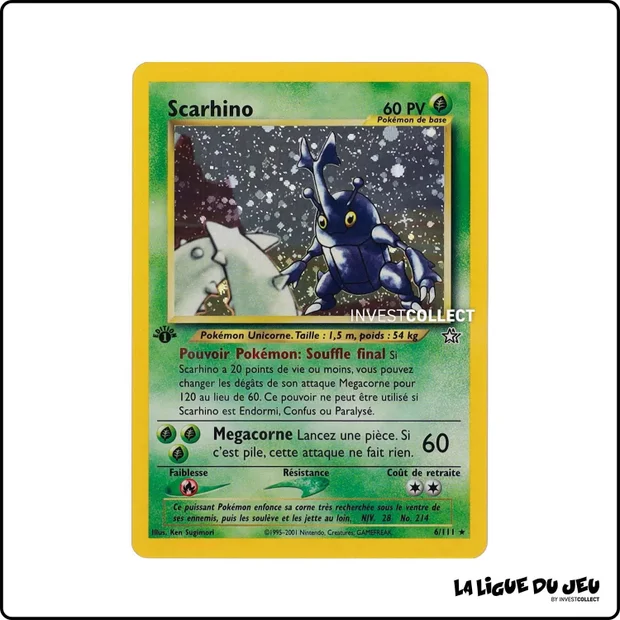 Holo - Pokemon - Neo Genesis - Scarhino 6/111