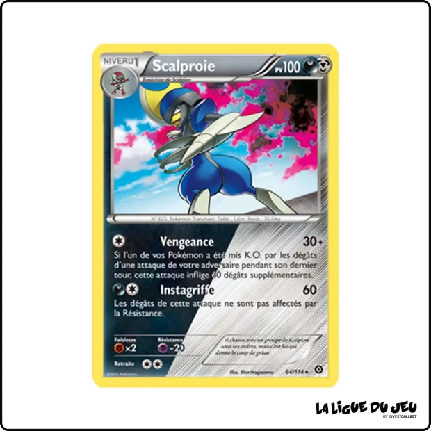 Holo - Pokemon - Offensive Vapeur - Scalproie 64/116