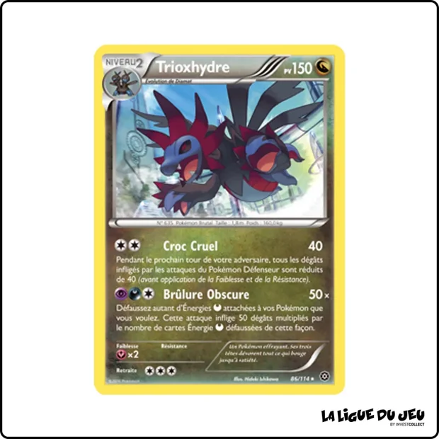 Holo - Pokemon - Offensive Vapeur - Trioxhydre 86/116