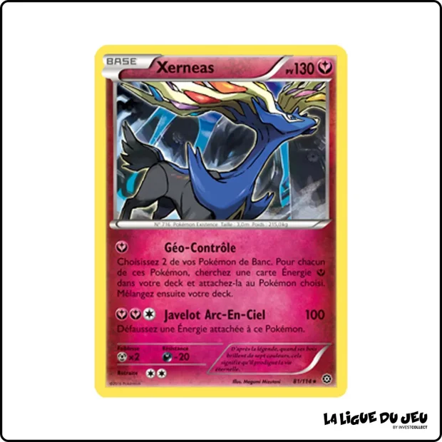 Holo - Pokemon - Offensive Vapeur - Xerneas 81/116