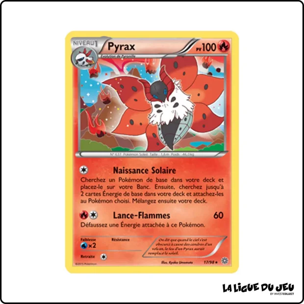 Holo - Pokemon - Origines Antiques - Pyrax 17/98