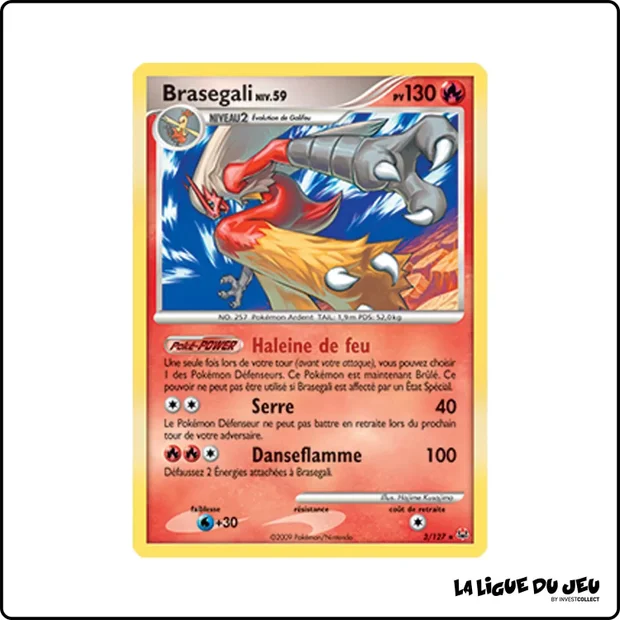 Holo - Pokemon - Platine de Base - Brasegali 3/127
