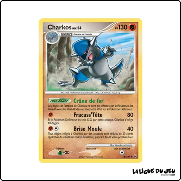 Holo - Pokemon - Platine de Base - Charkos 13/127