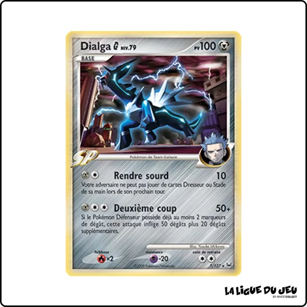 Holo - Pokemon - Platine de Base - Dialga G 7/127