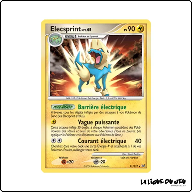 Holo - Pokemon - Platine de Base - Elecsprint 11/127