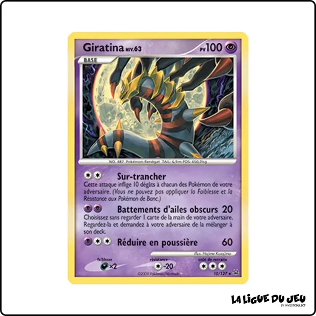 Holo - Pokemon - Platine de Base - Giratina 10/127