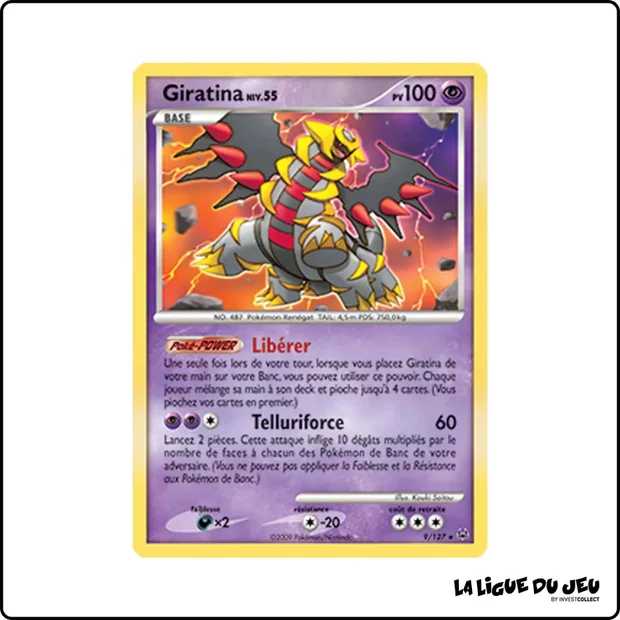 Holo - Pokemon - Platine de Base - Giratina 9/127