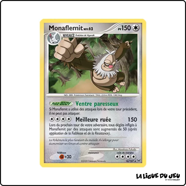 Holo - Pokemon - Platine de Base - Monaflemit 16/127