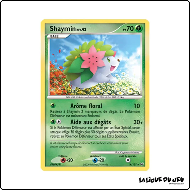 Holo - Pokemon - Platine de Base - Shaymin 14/127