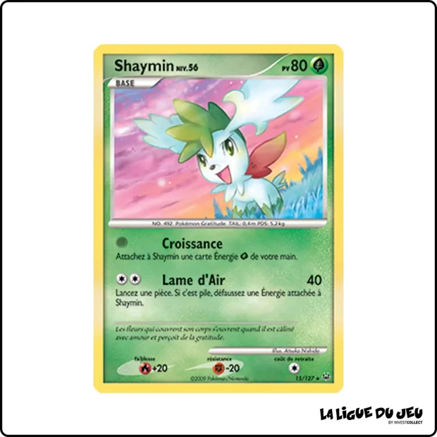 Holo - Pokemon - Platine de Base - Shaymin 15/127