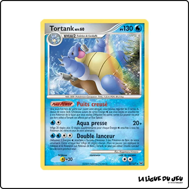 Holo - Pokemon - Platine de Base - Tortank 2/127
