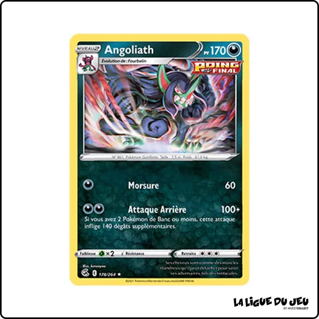 Holo - Pokemon - Poing de Fusion - Angoliath 178/264
