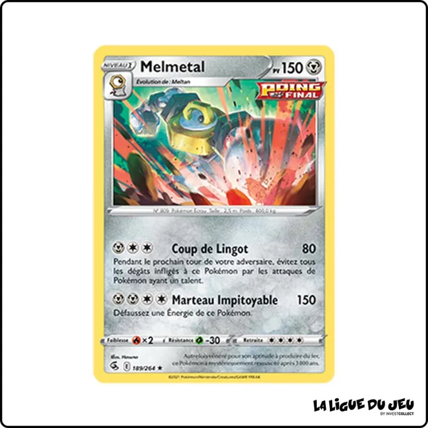 Holo - Pokemon - Poing de Fusion - Melmetal 189/264