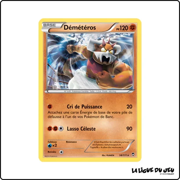 Holo - Pokemon - Poings Furieux - Démétéros 58/111