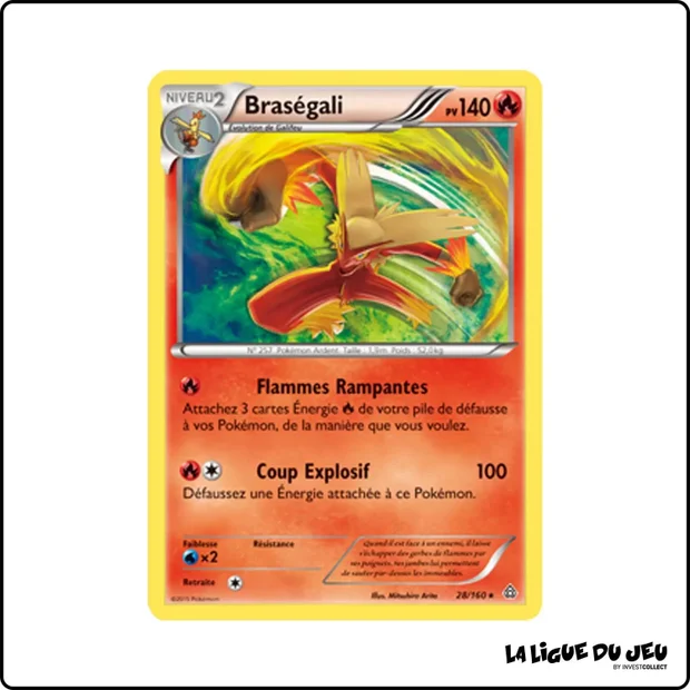 Holo - Pokemon - Primo Choc - Braségali 28/160