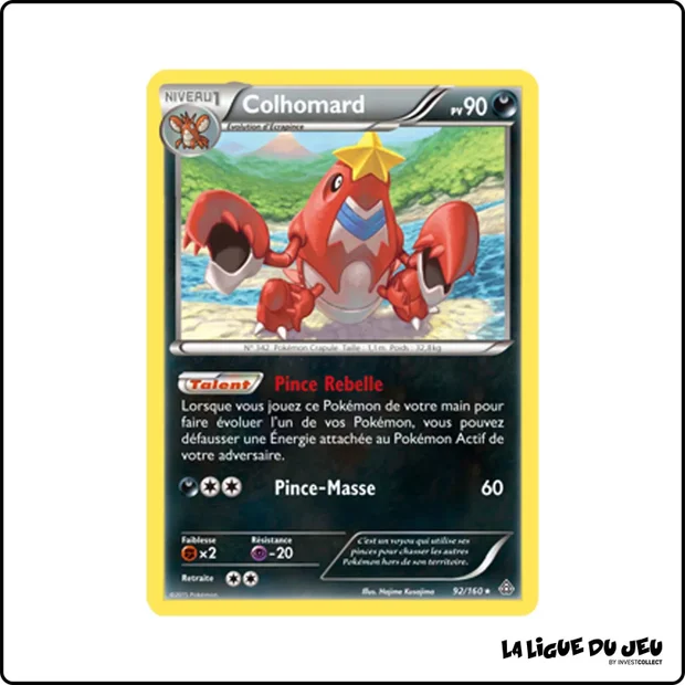 Holo - Pokemon - Primo Choc - Colhomard 92/160