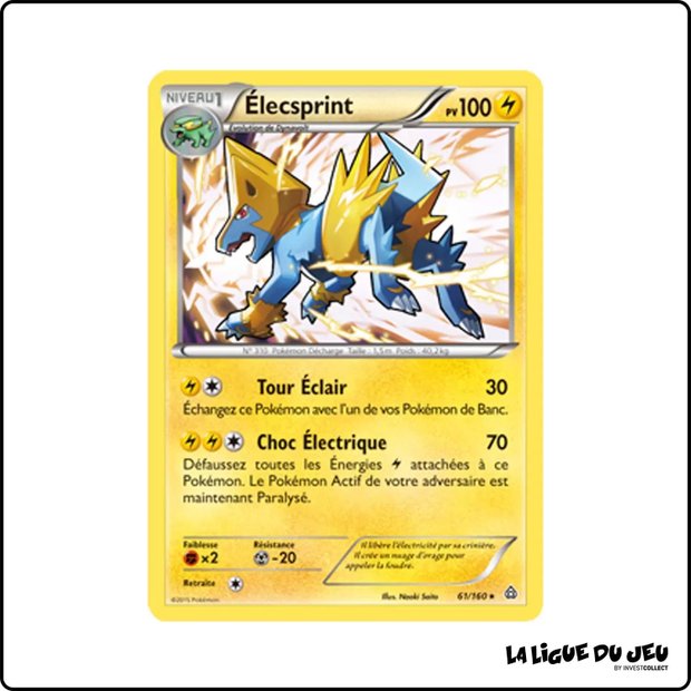 Holo - Pokemon - Primo Choc - Élecsprint 61/160