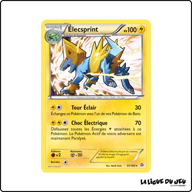 Holo - Pokemon - Primo Choc - Élecsprint 61/160