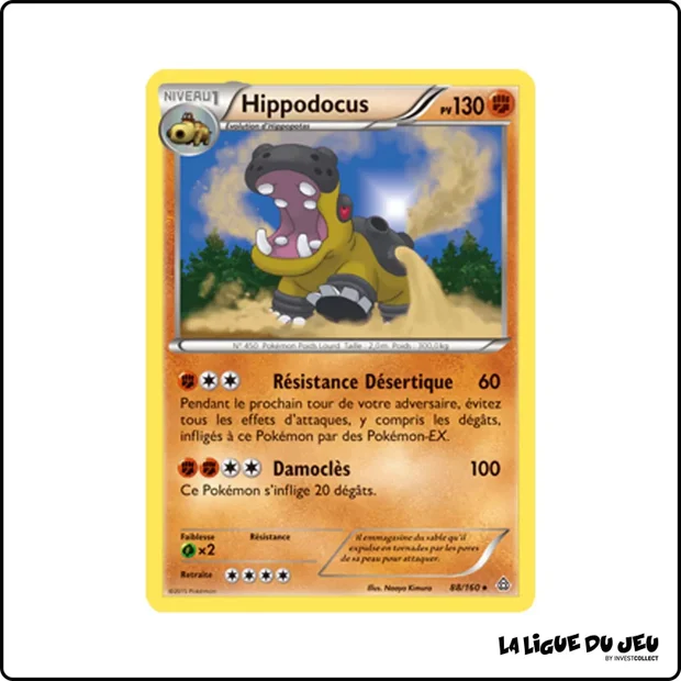 Holo - Pokemon - Primo Choc - Hippodocus 88/160