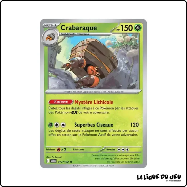 Holo - Pokemon - Rivalités Destinées - Crabaraque 12/182