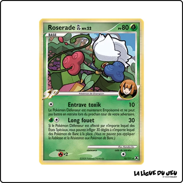 Holo - Pokemon - Rivaux Émergeants - Roserade GL 12/111