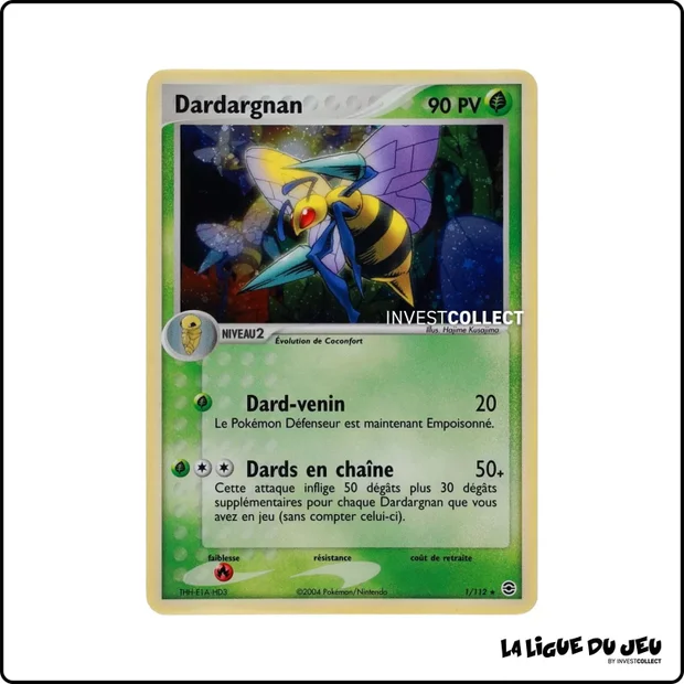 Holo - Pokemon - Rouge Feu Vert Feuille - Dardargnan 1/112