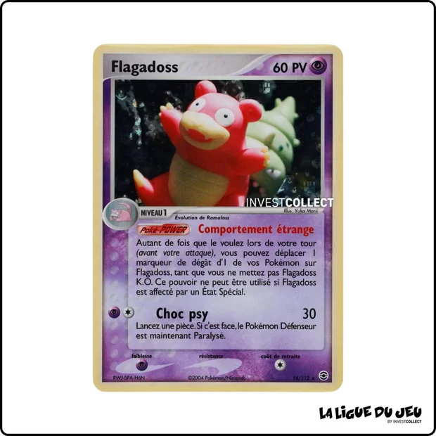Holo - Pokemon - Rouge Feu Vert Feuille - Flagadoss 14/112