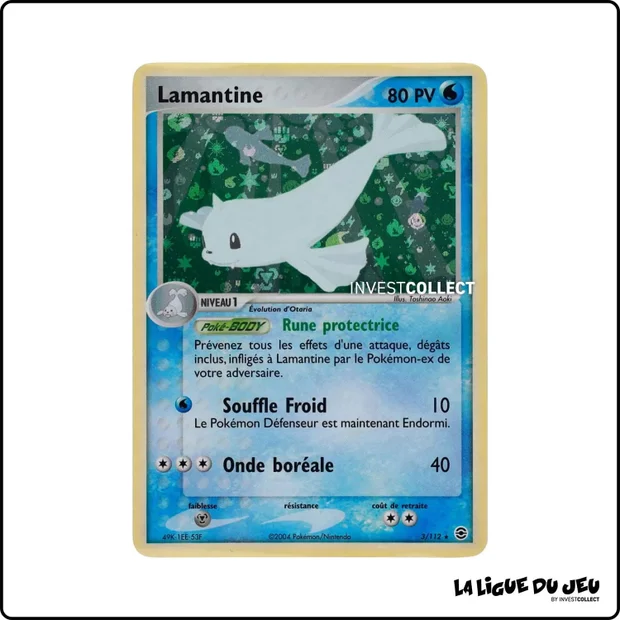 Holo - Pokemon - Rouge Feu Vert Feuille - Lamantine 3/112