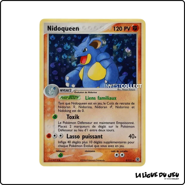 Holo - Pokemon - Rouge Feu Vert Feuille - Nidoqueen 9/112