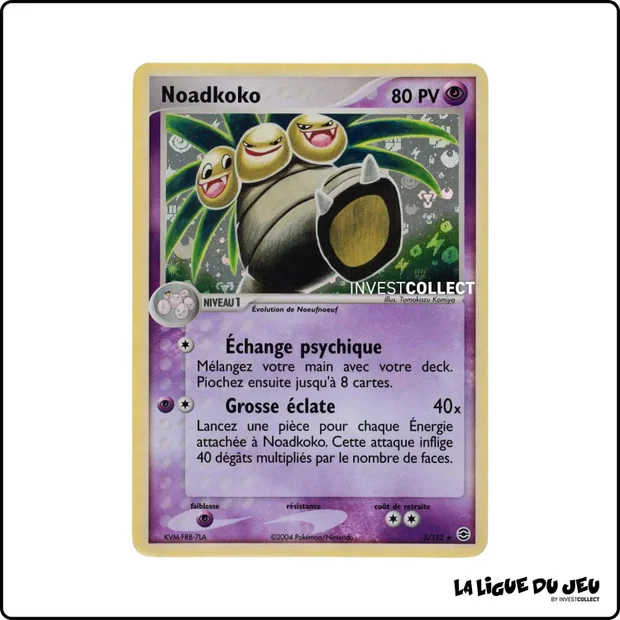 Holo - Pokemon - Rouge Feu Vert Feuille - Noadkoko 5/112