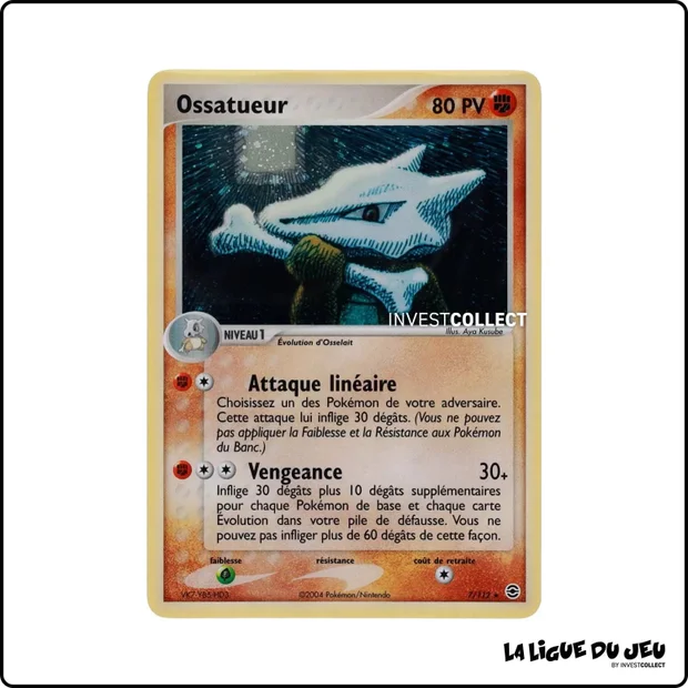 Holo - Pokemon - Rouge Feu Vert Feuille - Ossatueur 7/112