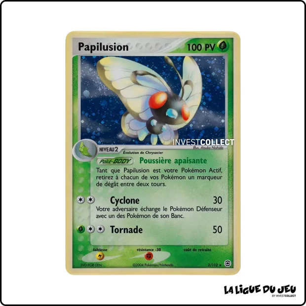 Holo - Pokemon - Rouge Feu Vert Feuille - Papilusion 2/112